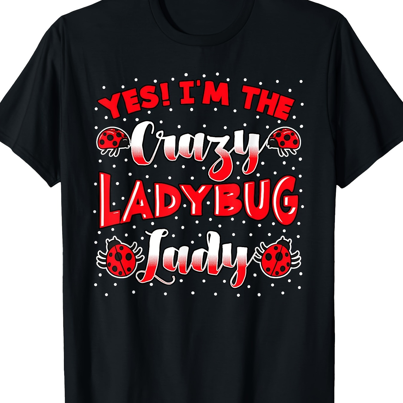 

Ladybug Collector Coccinellidae Entomologist Insect T-shirt-100% Cotton-220g