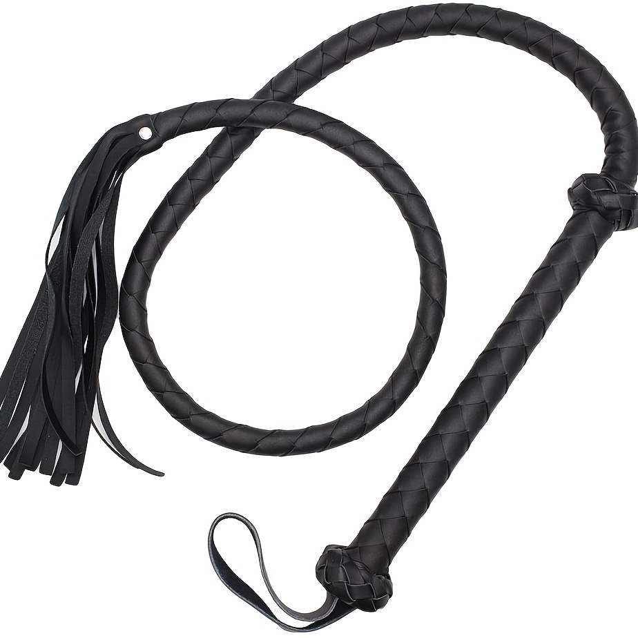 

Premium Quality Rubber Horse Whip - Perfect For Equestrianism, Role Play, And Cosplay - 35in/88.9cm Length