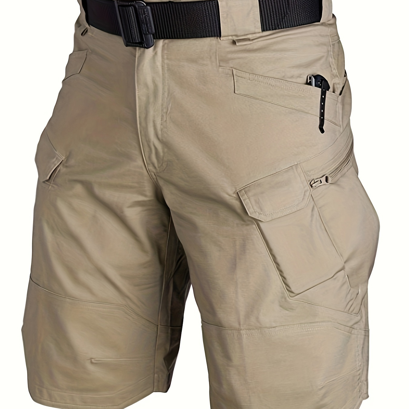 

Men's Multi-pocket Tactical Shorts Multi-purpose Cargo Shorts Outdoor Waterproof Hiking Track Shorts ( Larger Size Recommended)