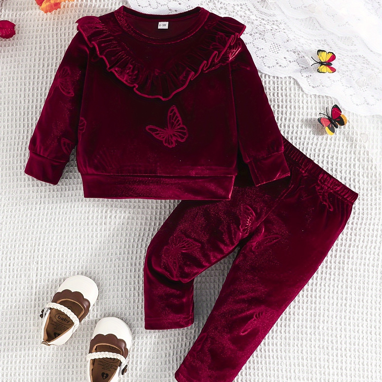 

[ ] Ruffle Long Set - , , For