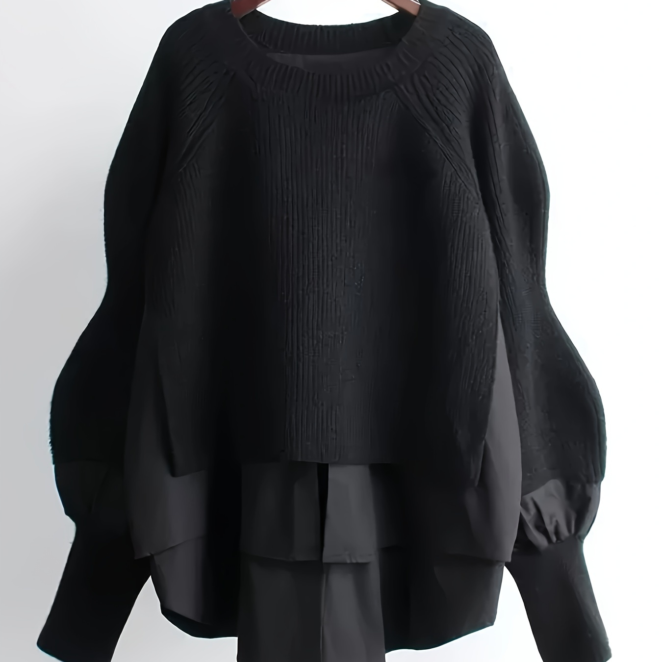 Dame Sommer Mode Alsidig Design-Sense Fake Todelt Sweater
