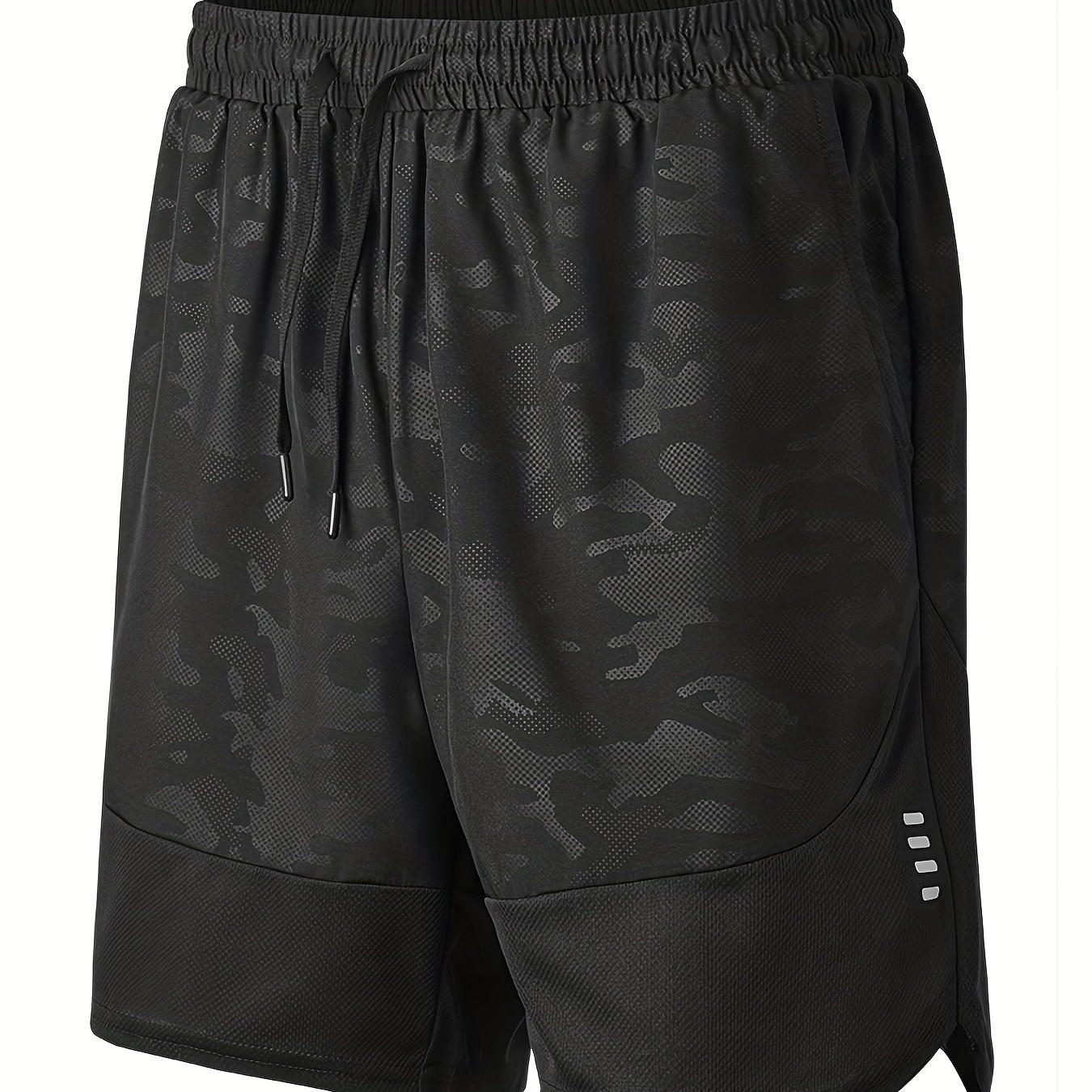 

Quick Dry Camo Sport Shorts For Men - Moisture Wicking, Stretchy, And Perfect For Cycling, Fitness, Gym, And Outdoor Activities