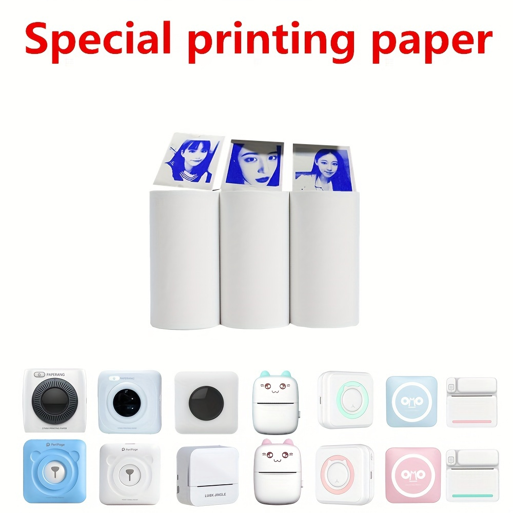 Mini-printer Special Color Printing Paper Blue Word Consumables  Mini-printer Special Heat-sensitive Printing Paper For A Variety Of Types  Of Printing