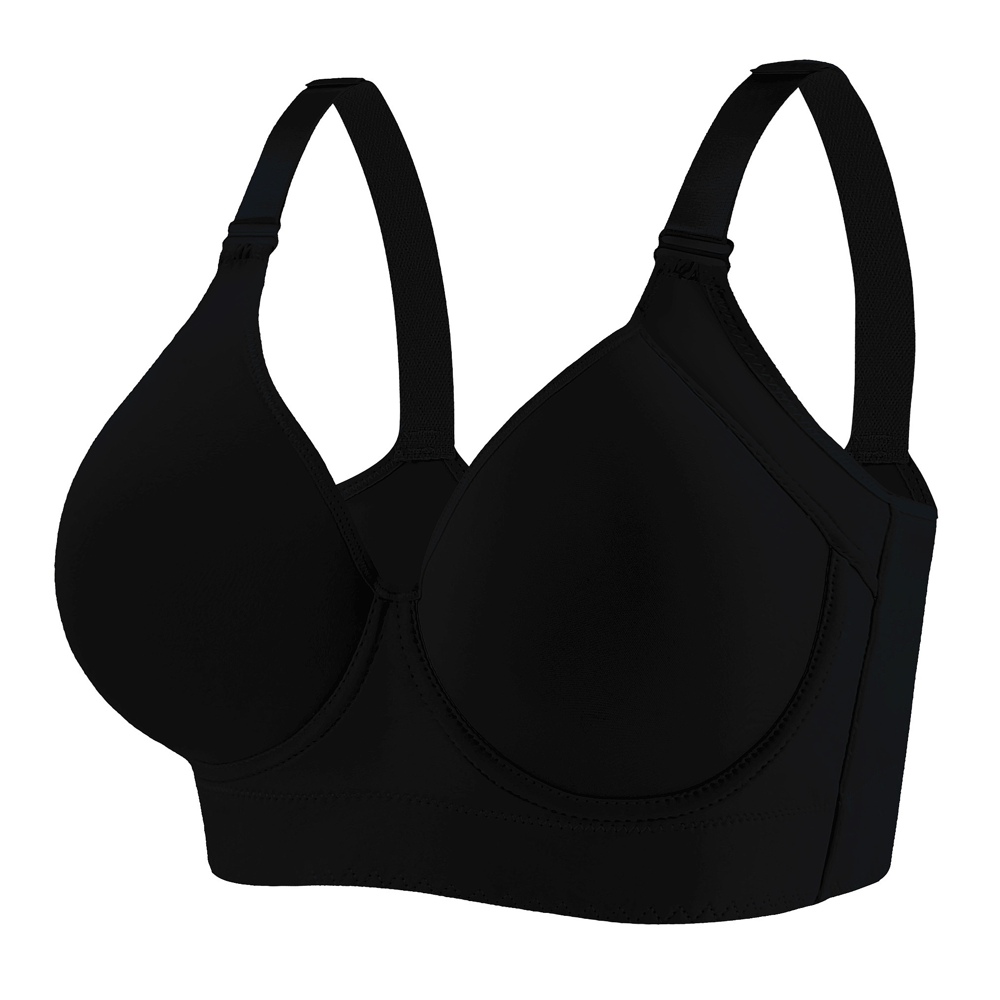 

A Bra With Invisible Traces, Underwire, Push-up, Anti-sagging, Sports, Beauty Back, Deep V-neck Bra