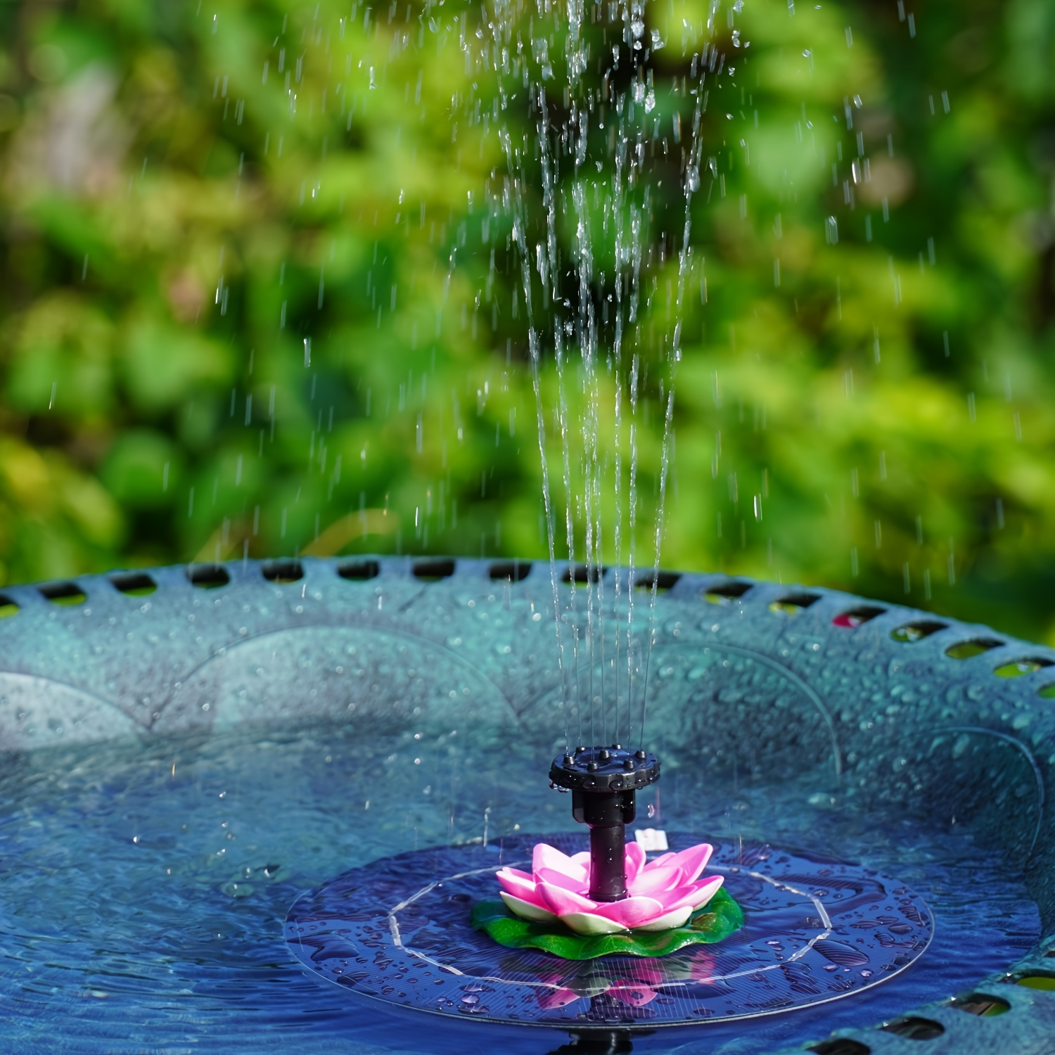 6 Nozzle Solar Fountain Pump - Create a Serene Oasis in Your Garden, Pond, or Aquarium!