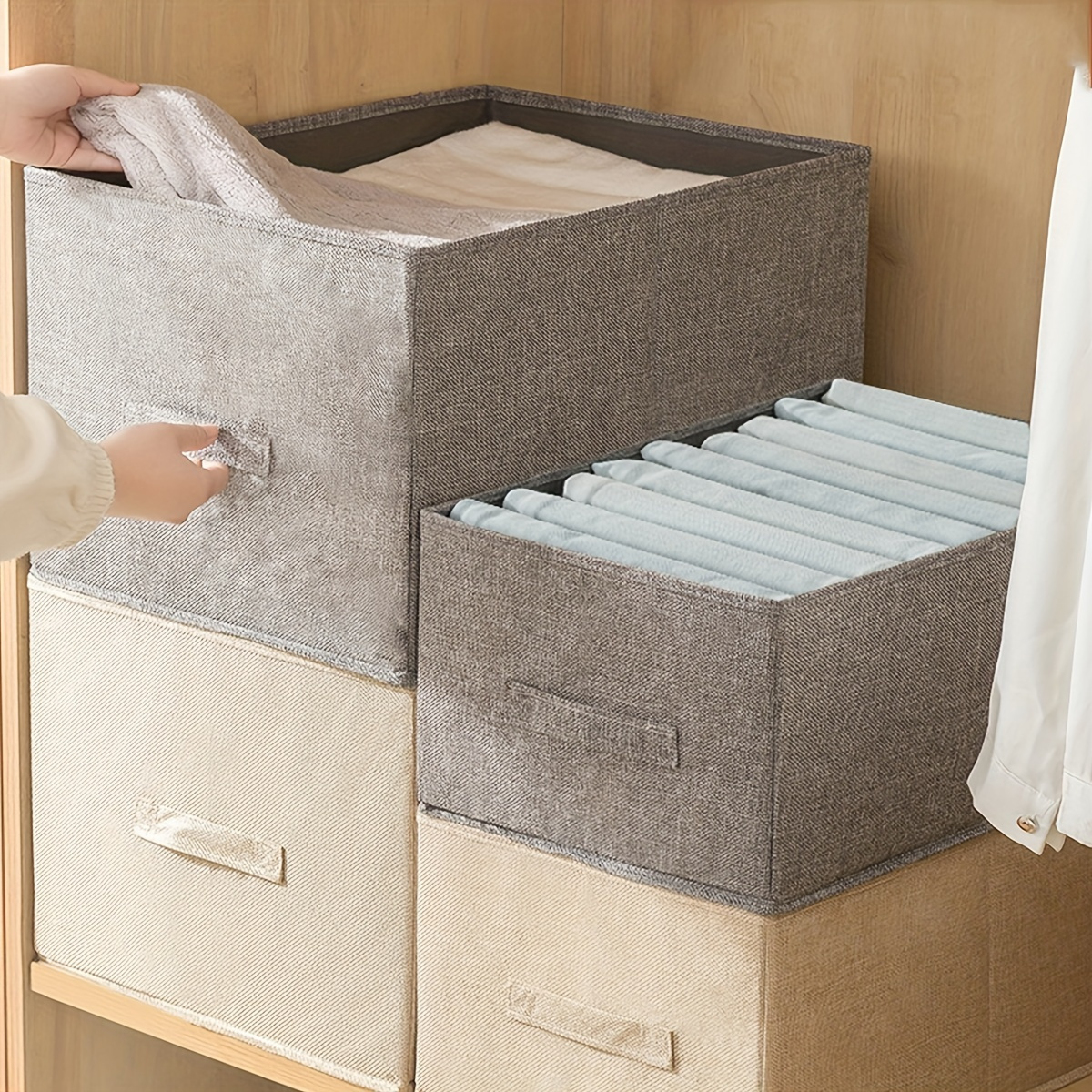 Foldable Cloth Divider Box Detachable Plastic Bottom Board - Temu