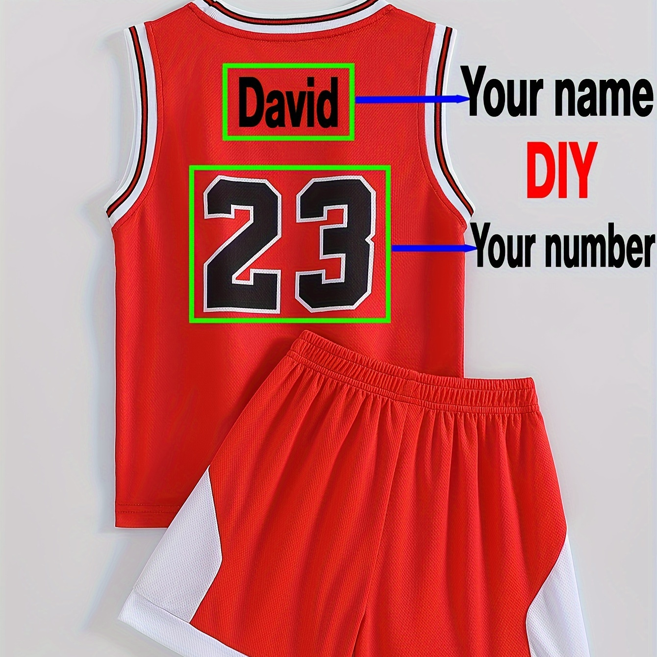 

Customizable Kids Set, -dry Polyester Athletic Outfit Personalized & , Boys & , Regular Fit, /summer/, Knitted , For