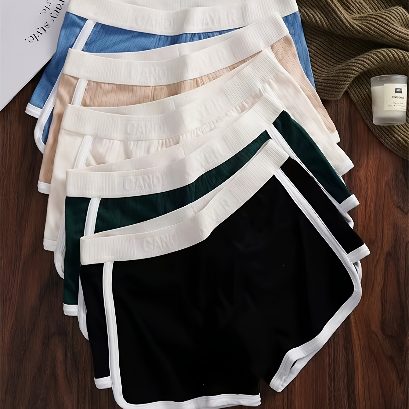 

3pcs Men's Underwear Boxers, Comfortable Breathable Dry Wearing Sports Boxer Briefs Shorts