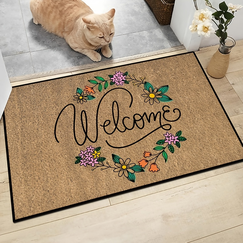 Durable Striped Floor Mat, Modern And Minimalist Entry Mat, Machine  Washable, Stain And Fade Resistant, Thin, Suitable For Indoor And Outdoor Door  Mats, Kitchen Mats, Easy To Clean Terrace Entrances - Temu