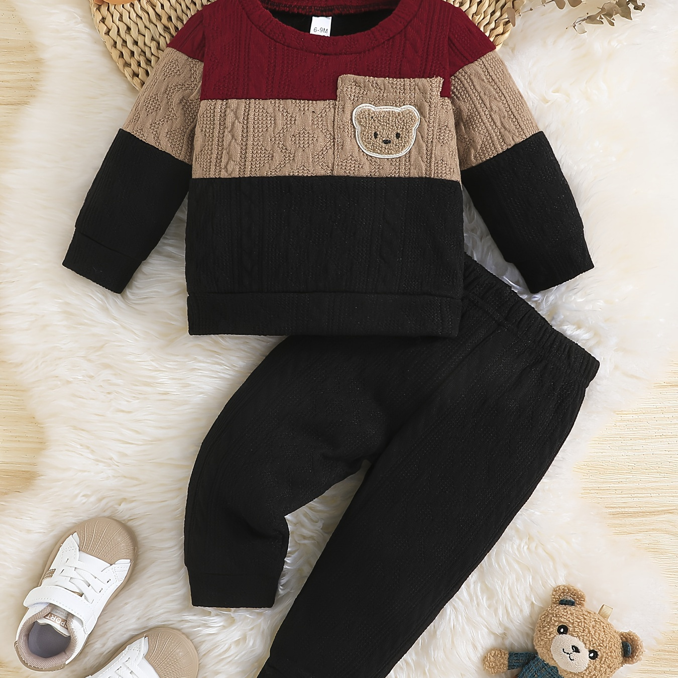 

' Bear Sweatshirt & Pants Set - , For /, For