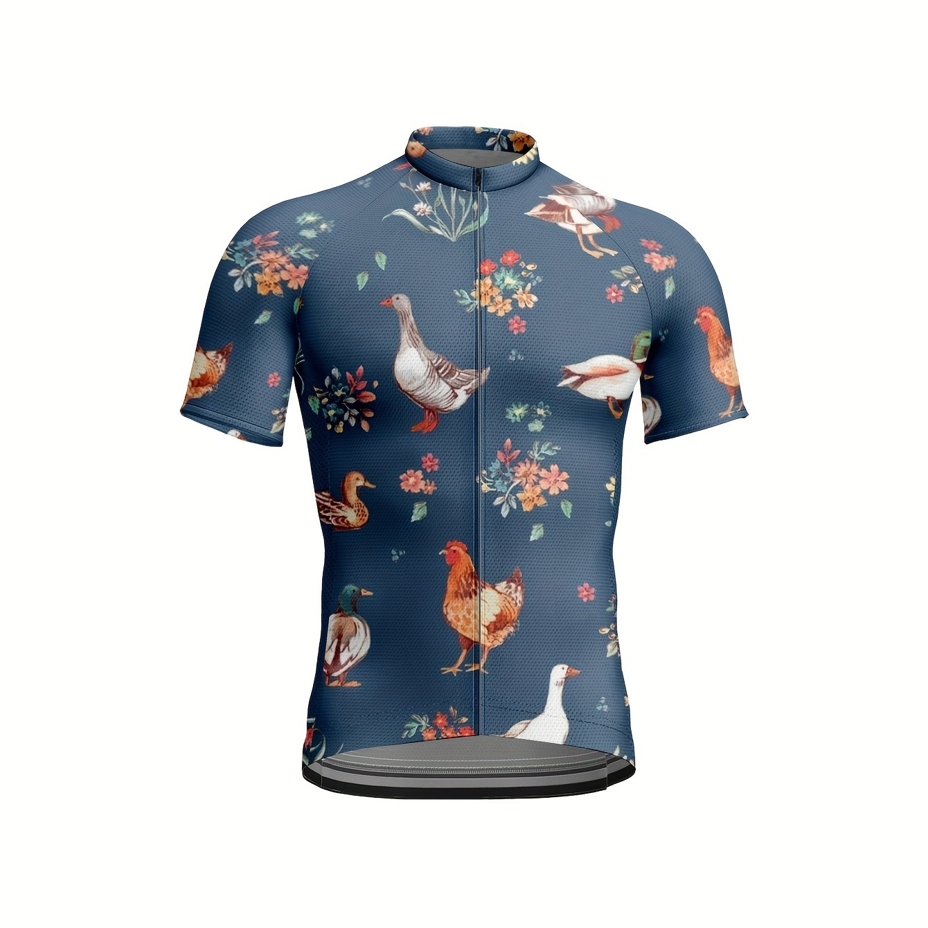 

Summer Cycling Wear Short Sleeve 2024 New Animal Road Cycling Speed Dry Mesh Breathable Cycling Wear Duck T-shirt