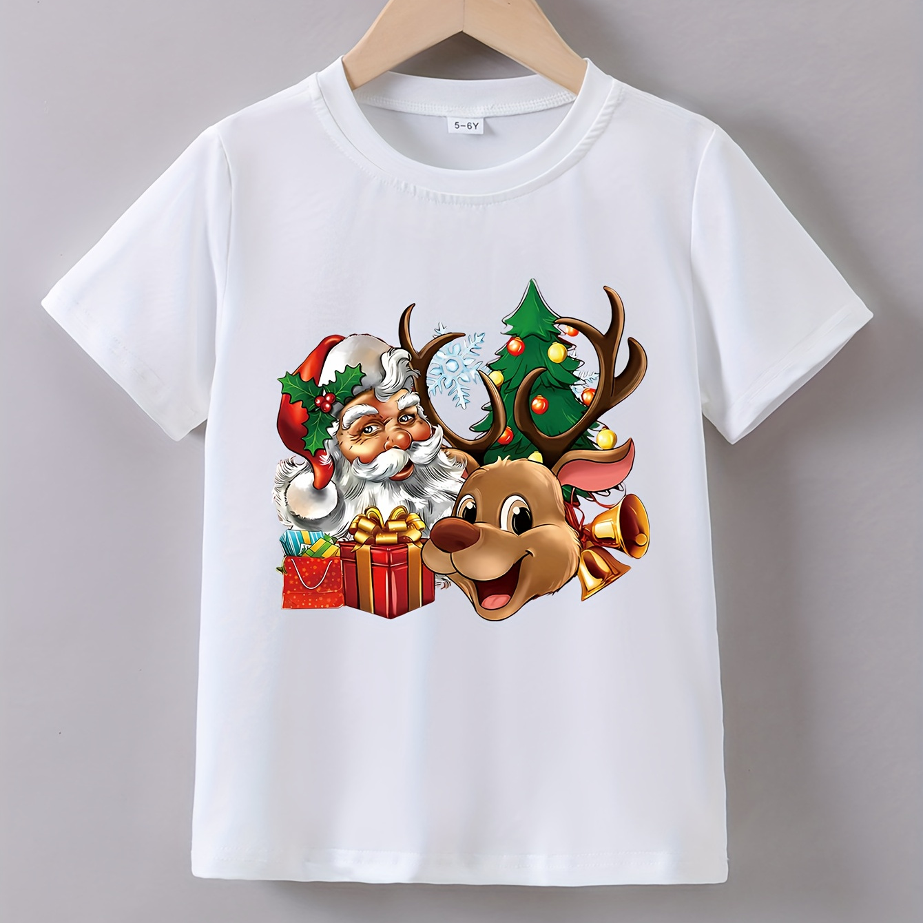 

Boys' Summer & T- - , Polyester , Round , - For Christmas