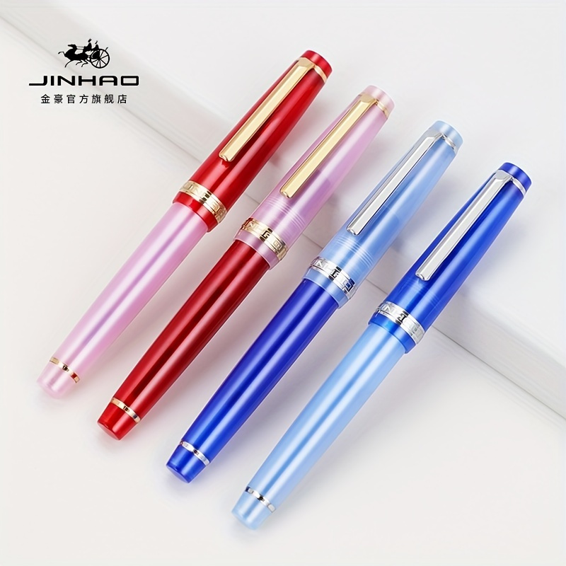 Jinhao 82 Transparency Fountain Pen Acrylic Ink Pen Spin - Temu