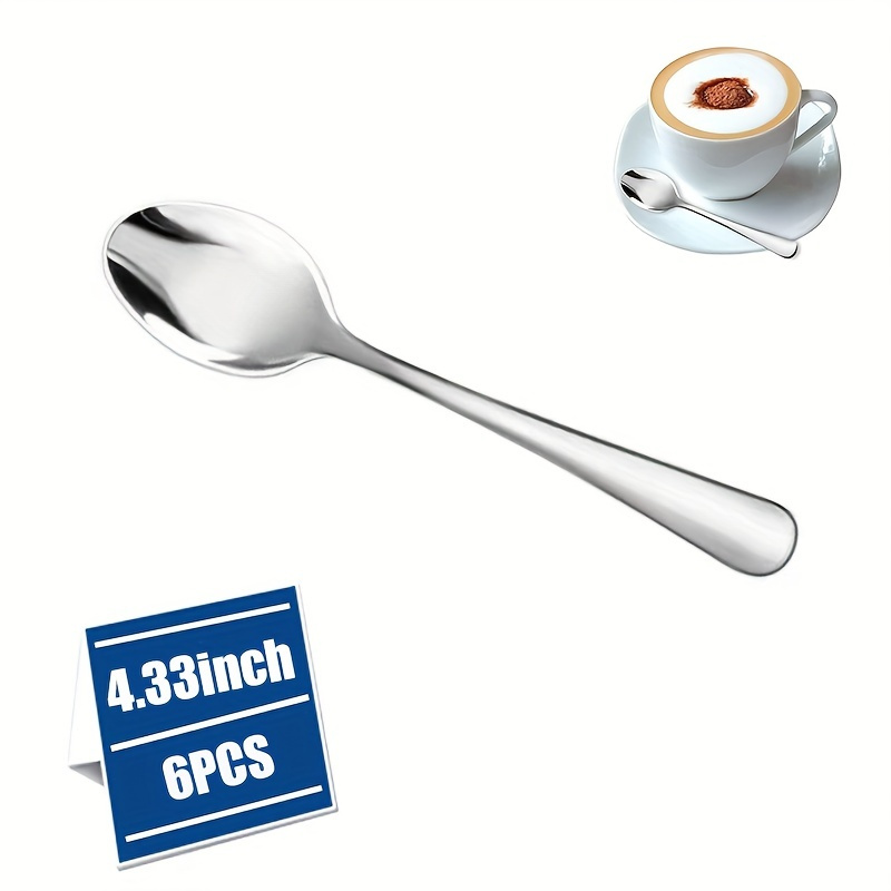 6Pcs SS304 Household Measuring Spoons Teaspoon Tablespoon