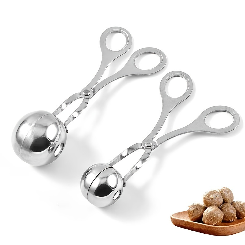 

1pc Stainless Steel Meatball Clip, Meatball Maker, Fish Ball Clip, Meatball Round Ball Rice Ball Maker