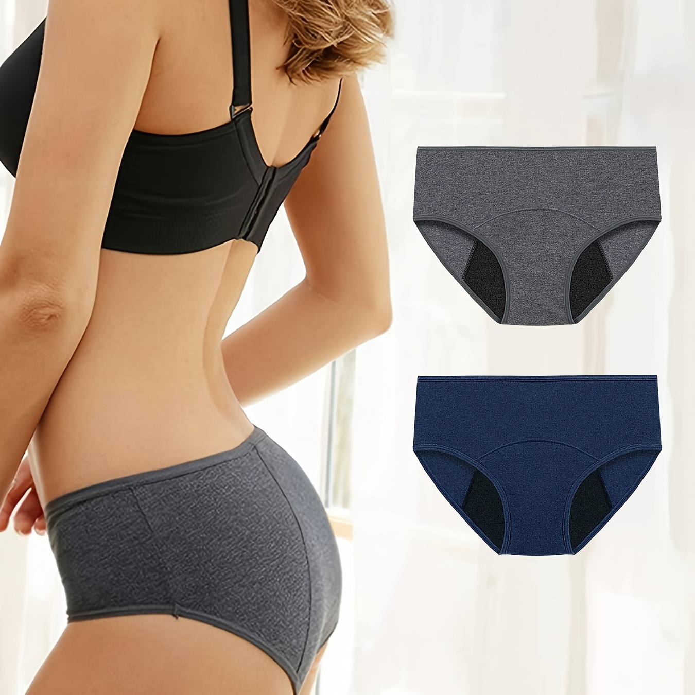 Womens Plus Size Leak Proof Underwear - Temu Canada