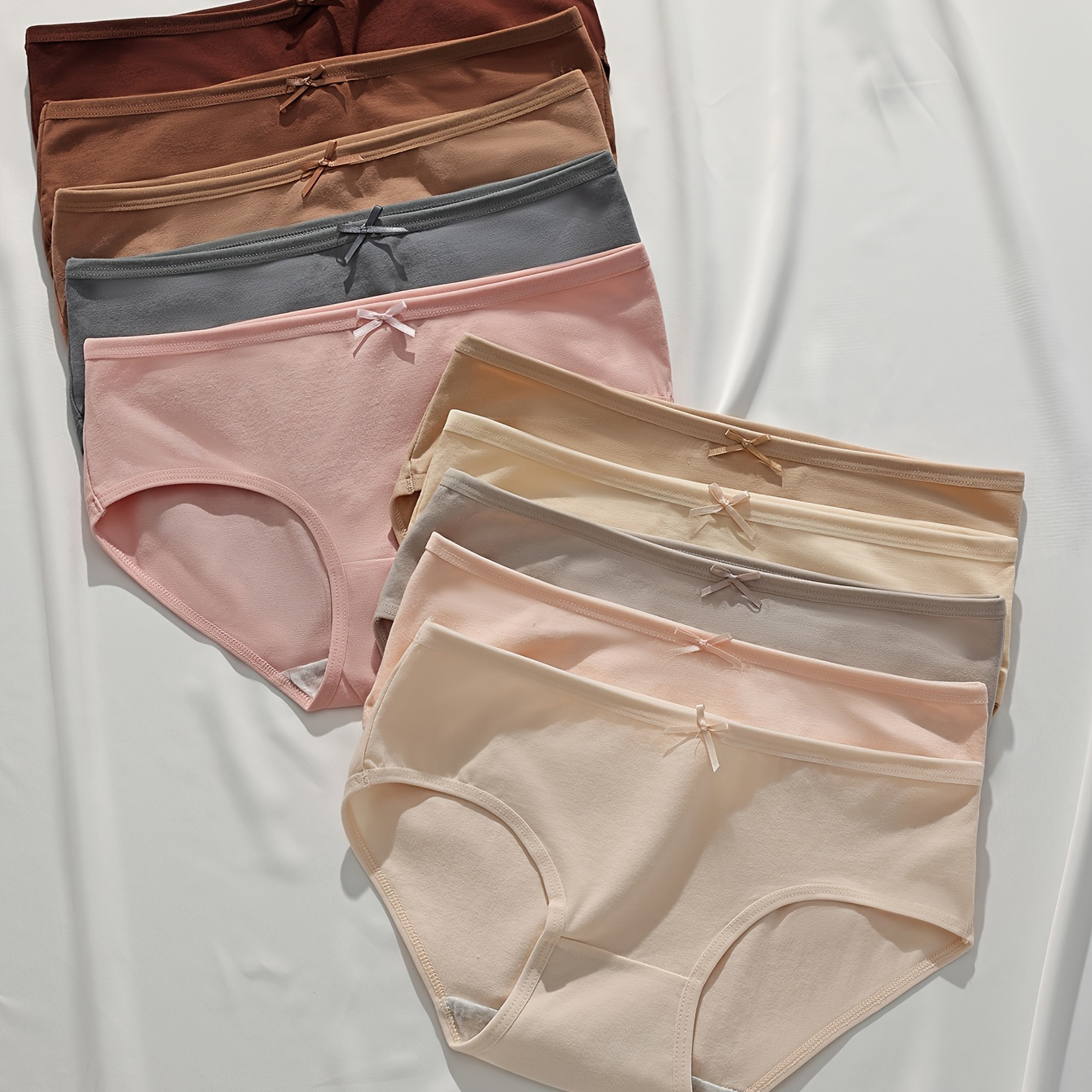 

Ensemble de 10 culottes unies sans couture, sexy et confortables, extensibles et respirantes, sous-vêtements intimes pour femmes, lingerie et sous-vêtements