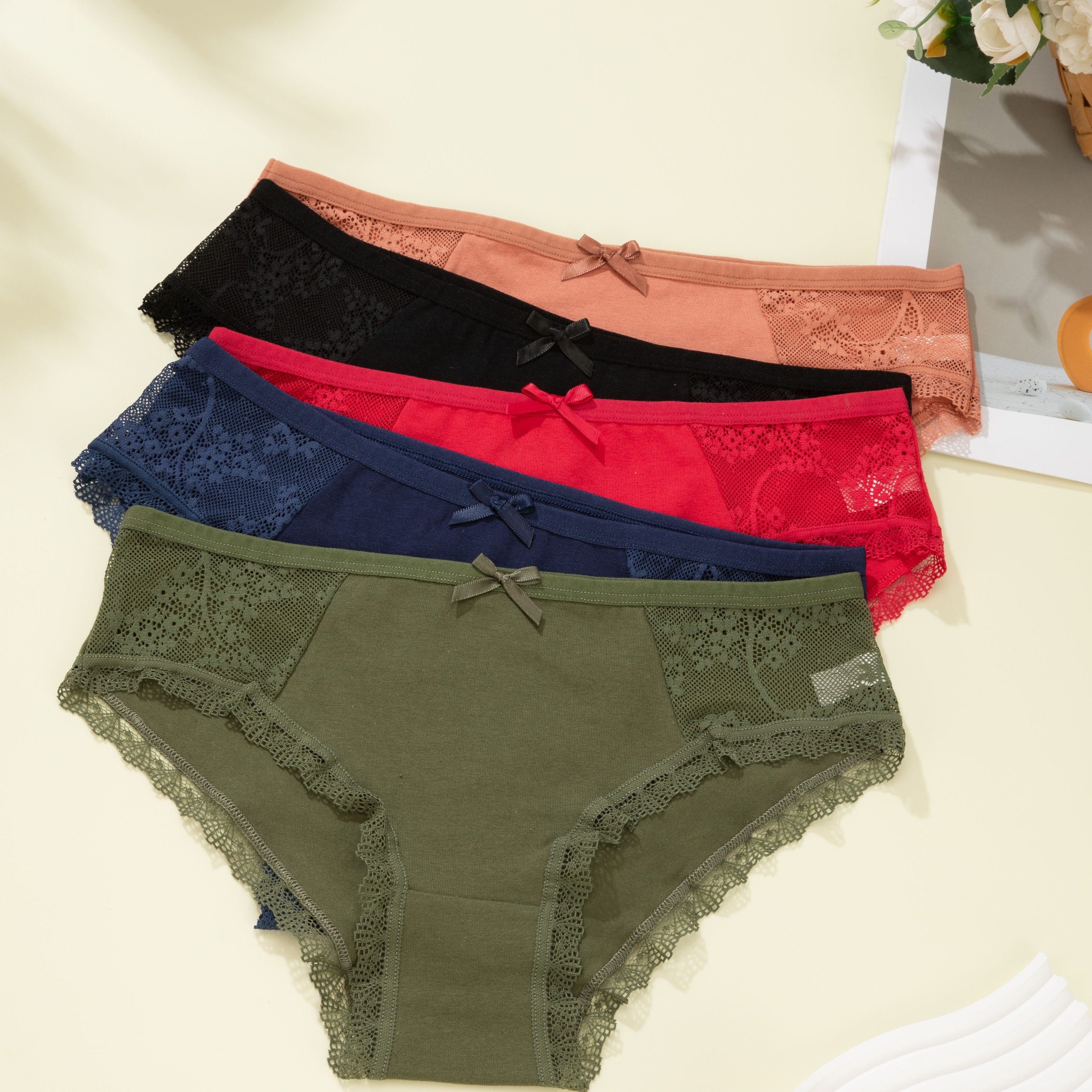 

Briefs For - 5 , , , Bow , Low-rise Underwear