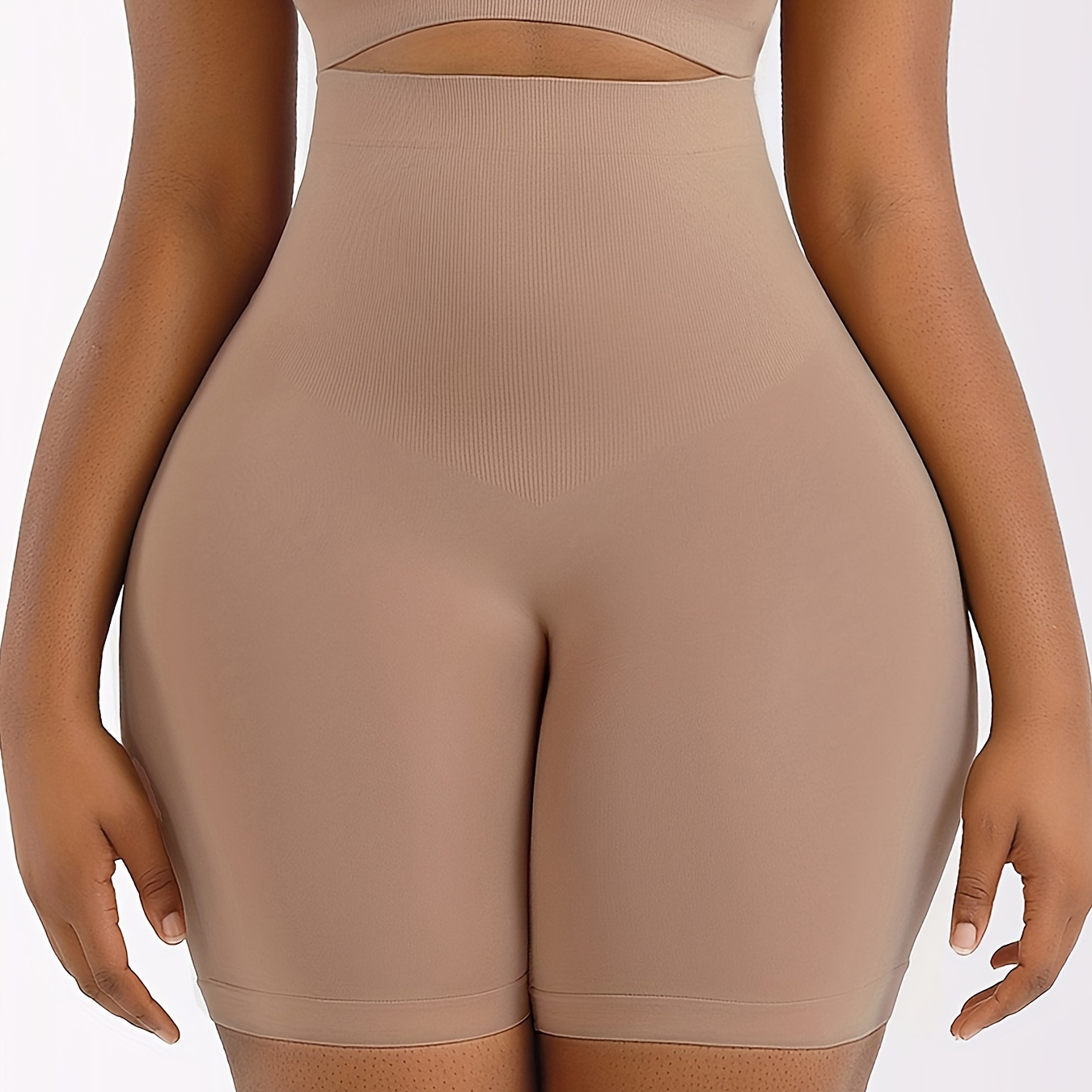 High Waist Zipper Shaping Shorts Tummy Control Compression - Temu