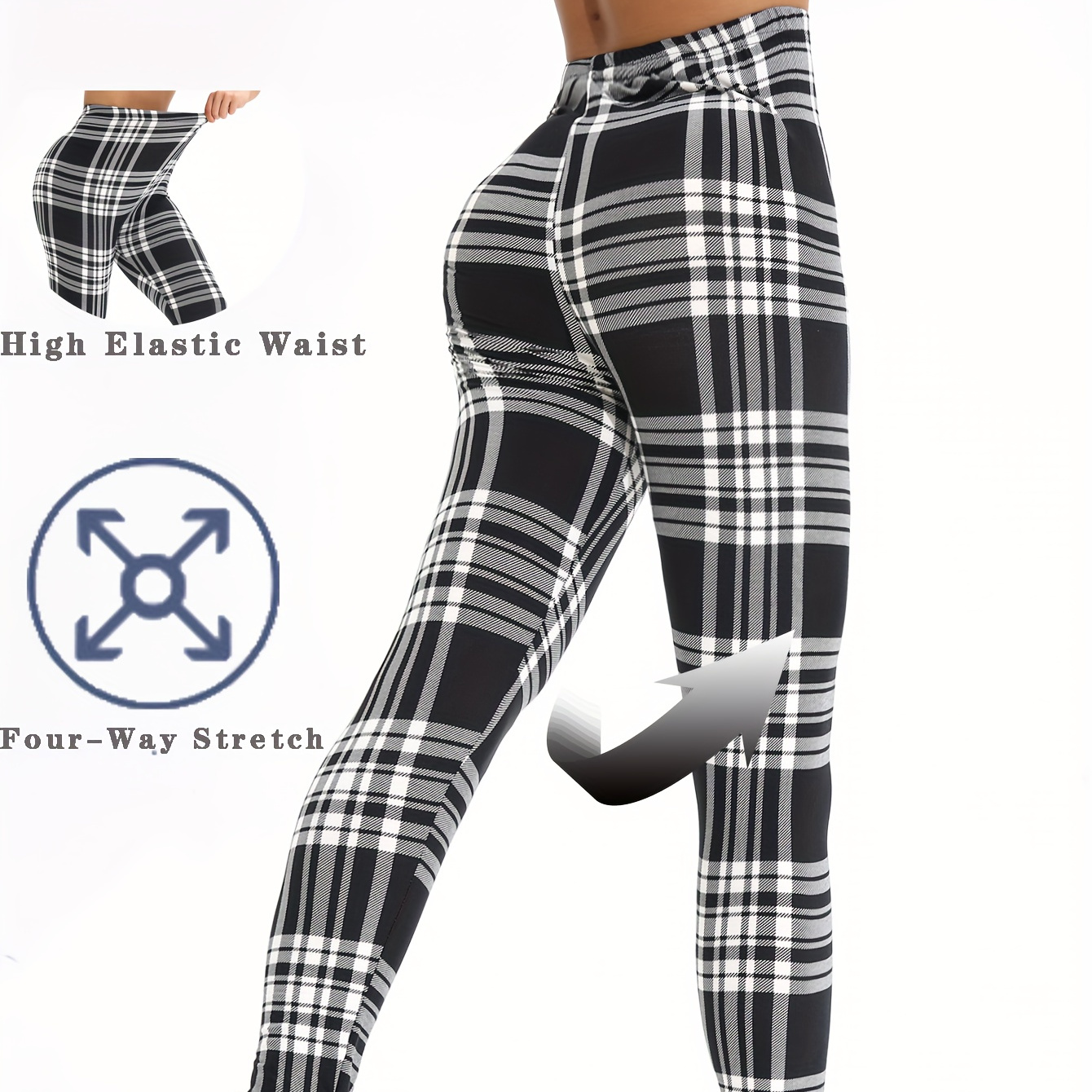 

Casual Pattern Printed Yoga Pants Fashionable Elegant Shaping High-stretch Pant Gym Exercise Sports Running Tight-fitting Leggings Outdoor Comfortable Breathable Taekwondo Cropped Trousers