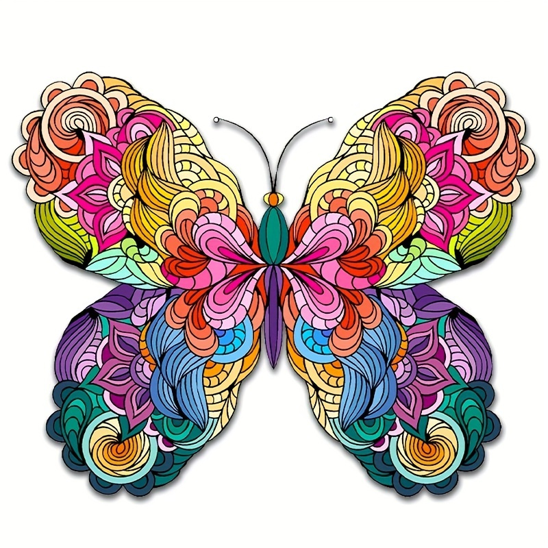 Unique Butterfly Wooden Jigsaw Puzzles - A Perfect Gift To Enjoy Together!