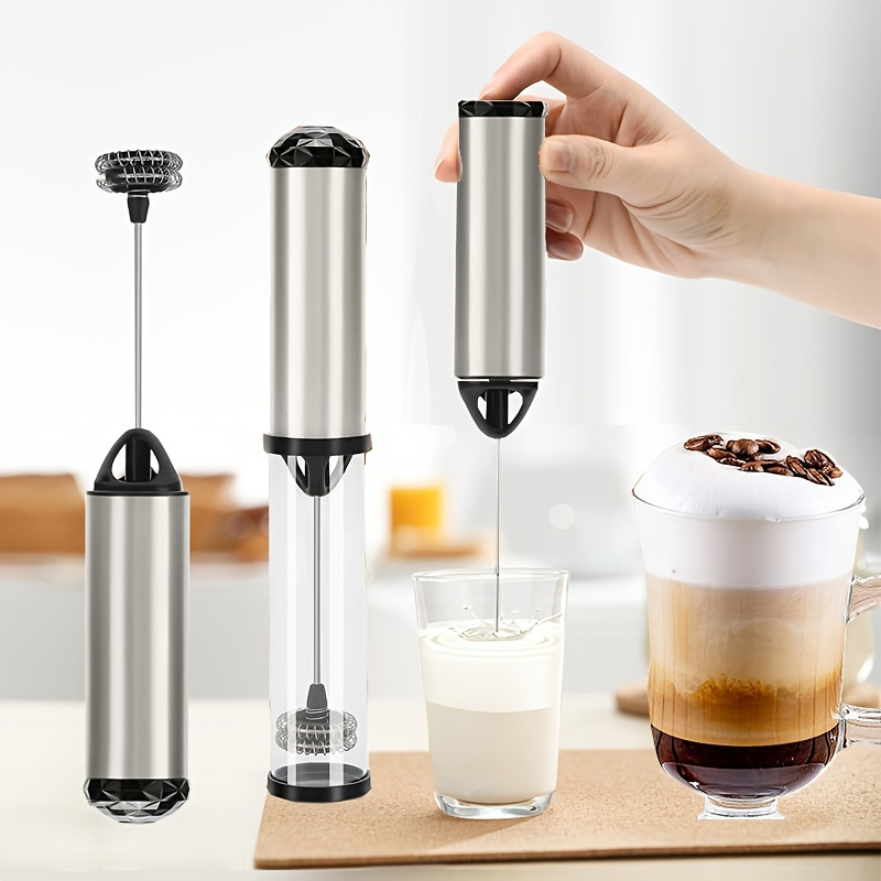 AD-Electric Milk Frother, Electric Milk Frother Wand USB Rechargeable Handy Hand  Frother Whisk For Coffee, Latte - AliExpress