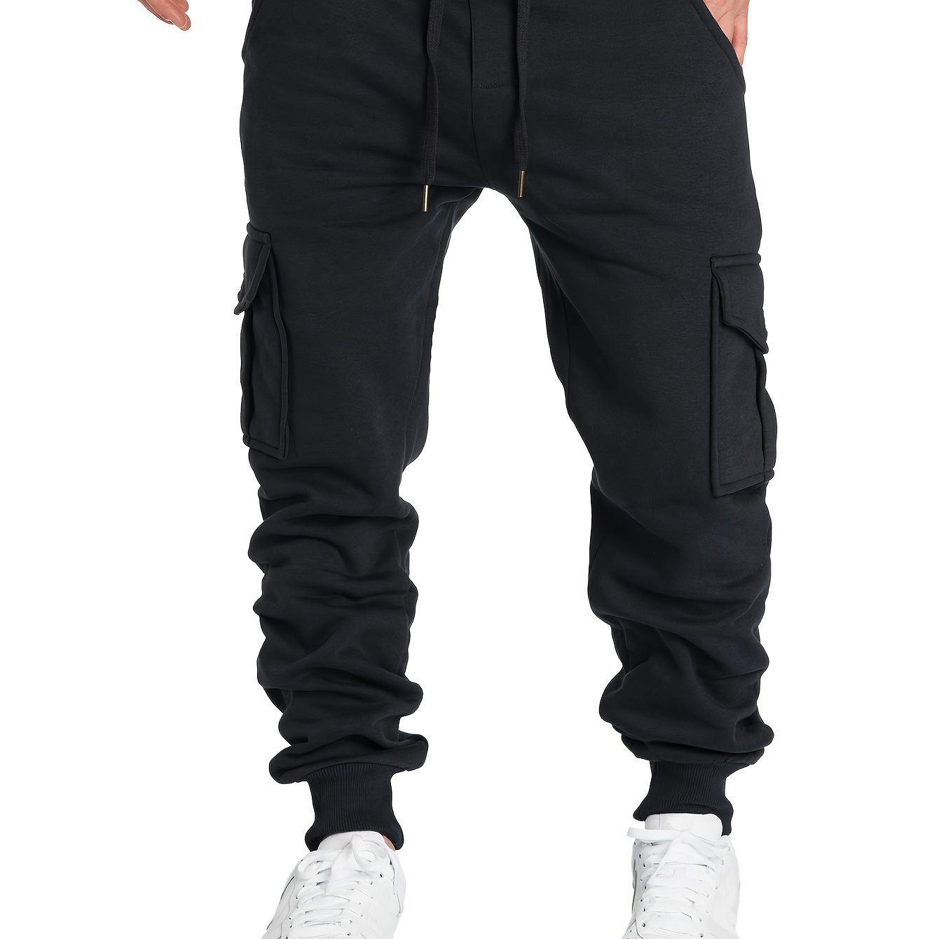

Drawstring Sweatpants Loose Fit Pants Men's Casual Joggers For Men Winter Fall Running Jogging
