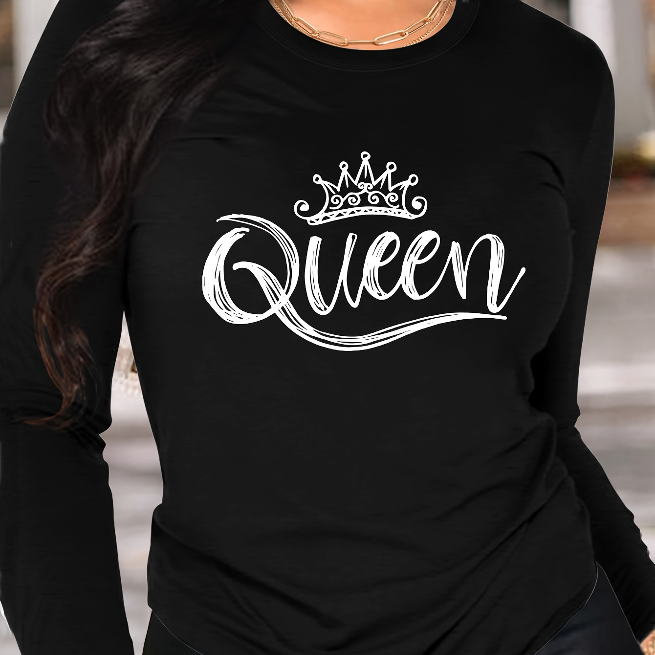 

Long Sleeve T- For Women - , Polyester, - For & Fall