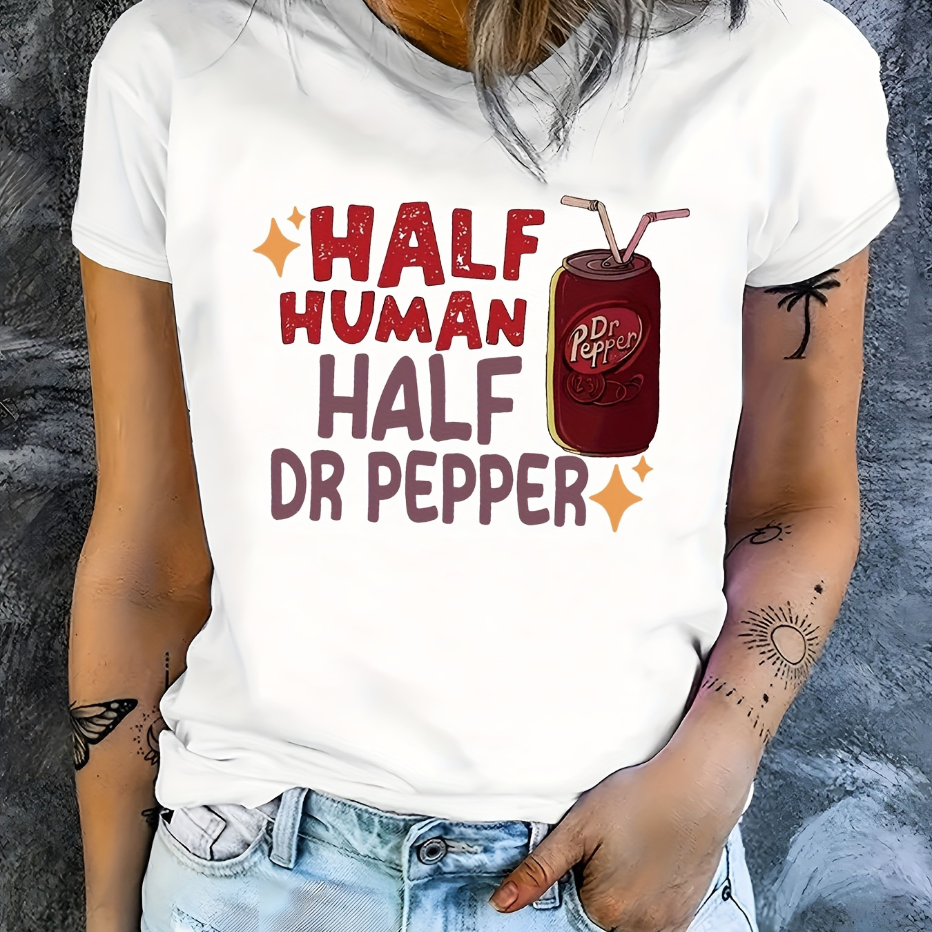 

Women's Dr Pepper Graphic Tee - Polyester & Elastane , , , Summer Top