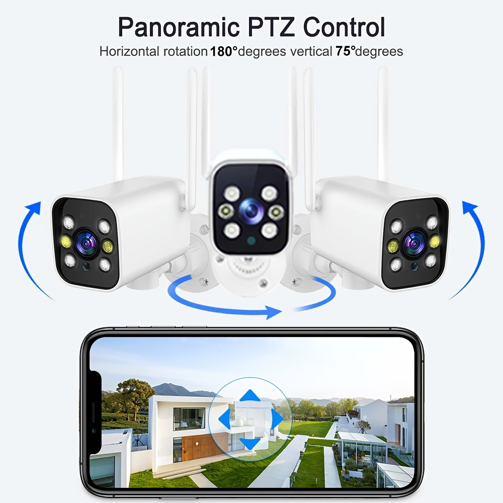 CAMARA IP PTZ WIFI EXTERIOR 1080P 2MP INALAMBRICO TL165