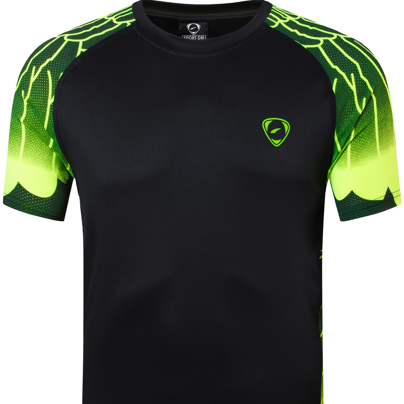 

Men's Sports T-shirt, Short Sleeve Lightweight Quick Drying Fit Tennis Golf Bowling Soccer Jersey
