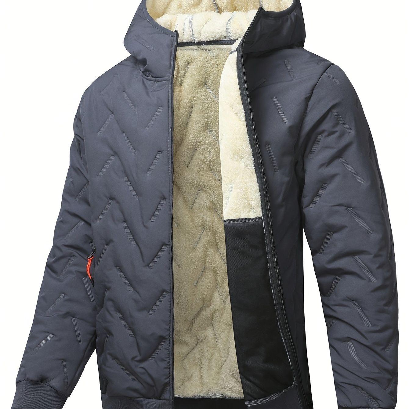 

Fleece-lined Hooded - , For Fall/