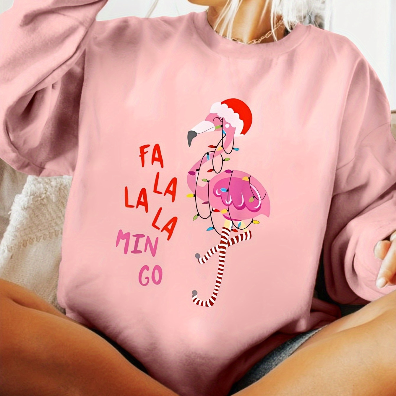 

Women's Christmas Sweatshirt - , Long Sleeve For Fall &