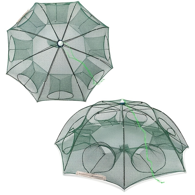 1pc Foldable Hexagonal Umbrella Fishing Net: Catch Minnow, Crayfish, and  Crabs Effortlessly!