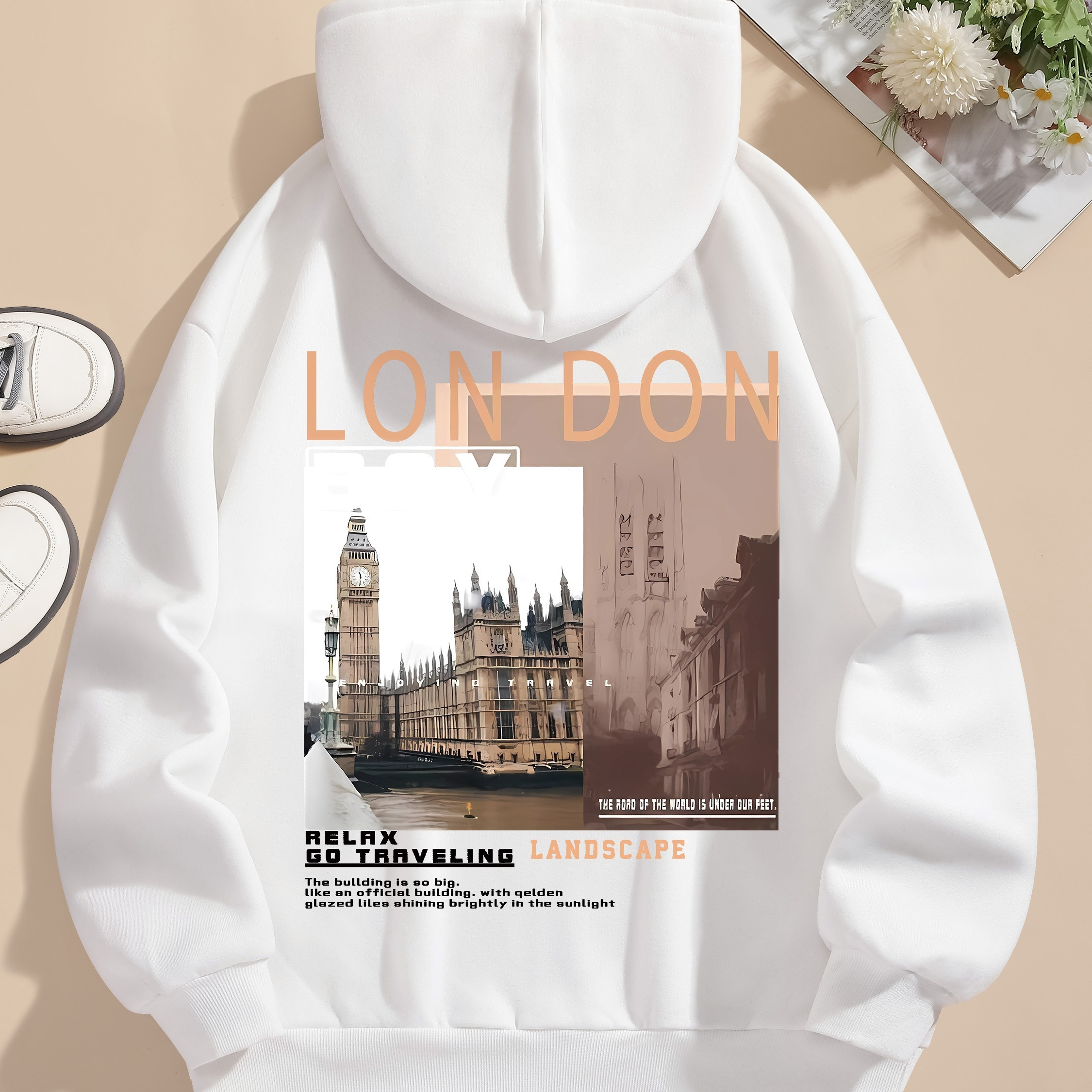 

's Drawstring - , Long , | | / Sweatshirt