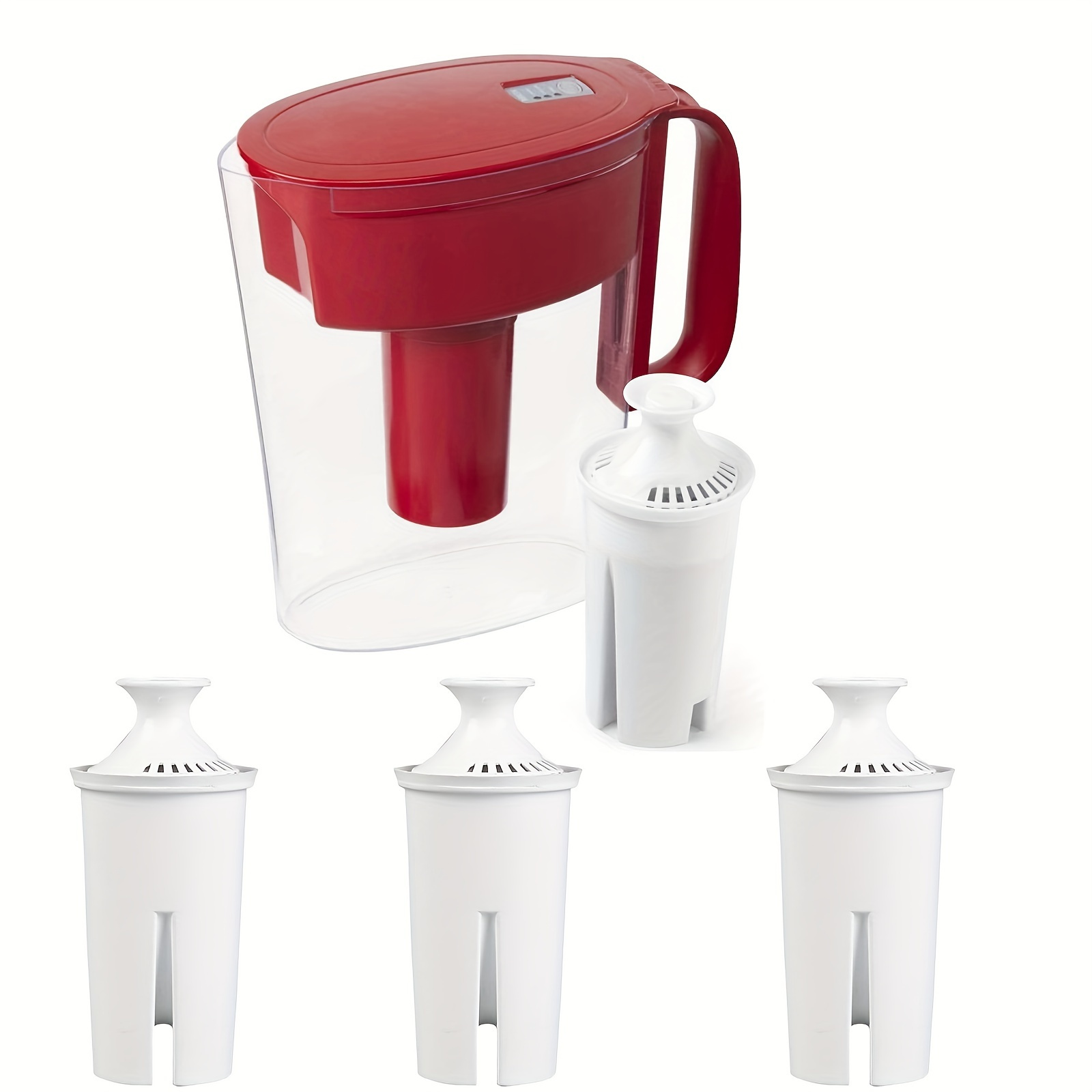  Brita Water Filter Pitcher for Tap and Drinking Water with 1  Standard Filter, Lasts 2 Months, 6-Cup Capacity, Christmas Gift for Men and  Women, BPA Free, Red: Home & Kitchen