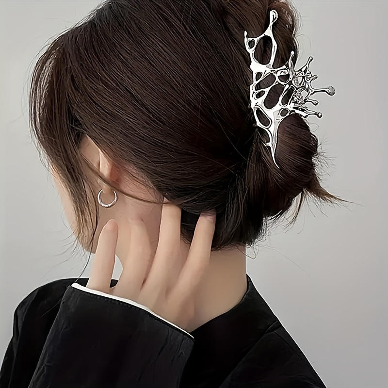 

Strong Hold Irregular Butterfly Hair Claw Clip For Thick Hair - Non-slip And Stylish Accessory