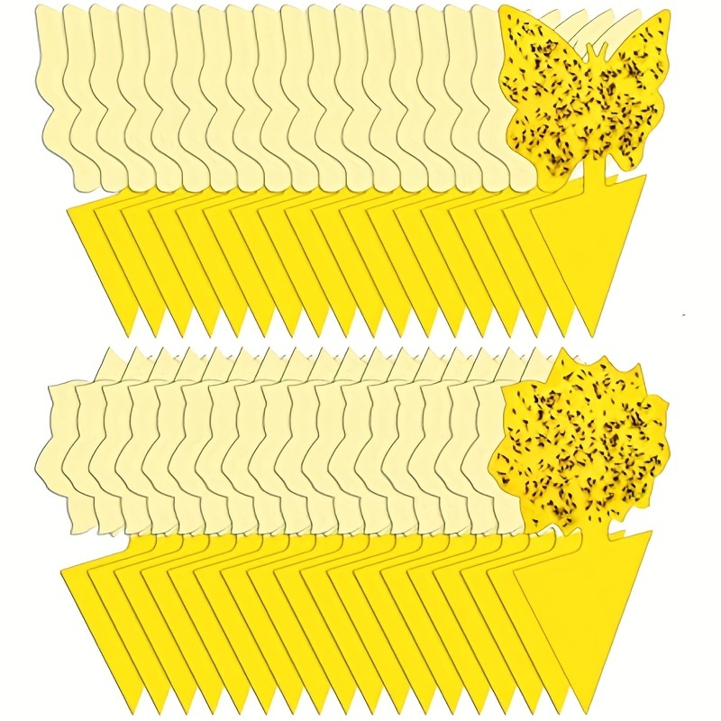 Fruit Fly Traps Fungus Gnat Traps Yellow Sticky Bug Traps Non-toxic And  Odorless For Indoor Outdoor Use Protect The Plant - Temu