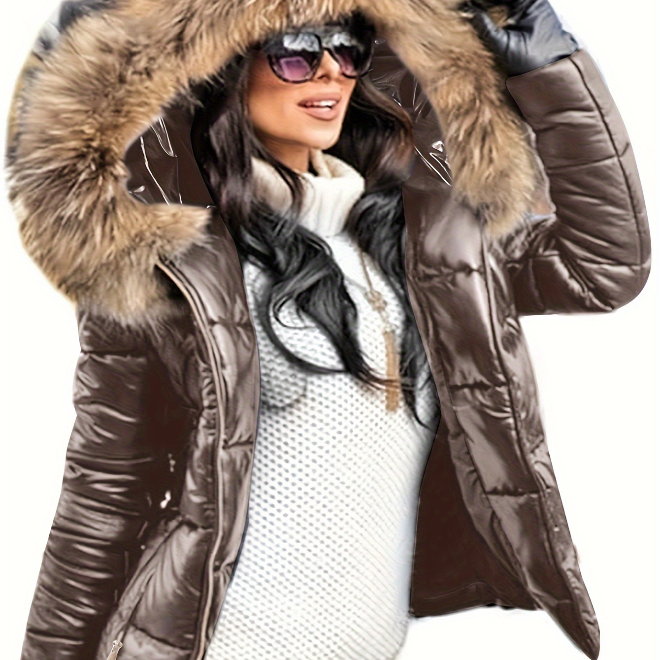 

Slimming And Body-shaping Warm Jacket, Winter Casual Hooded Jacket