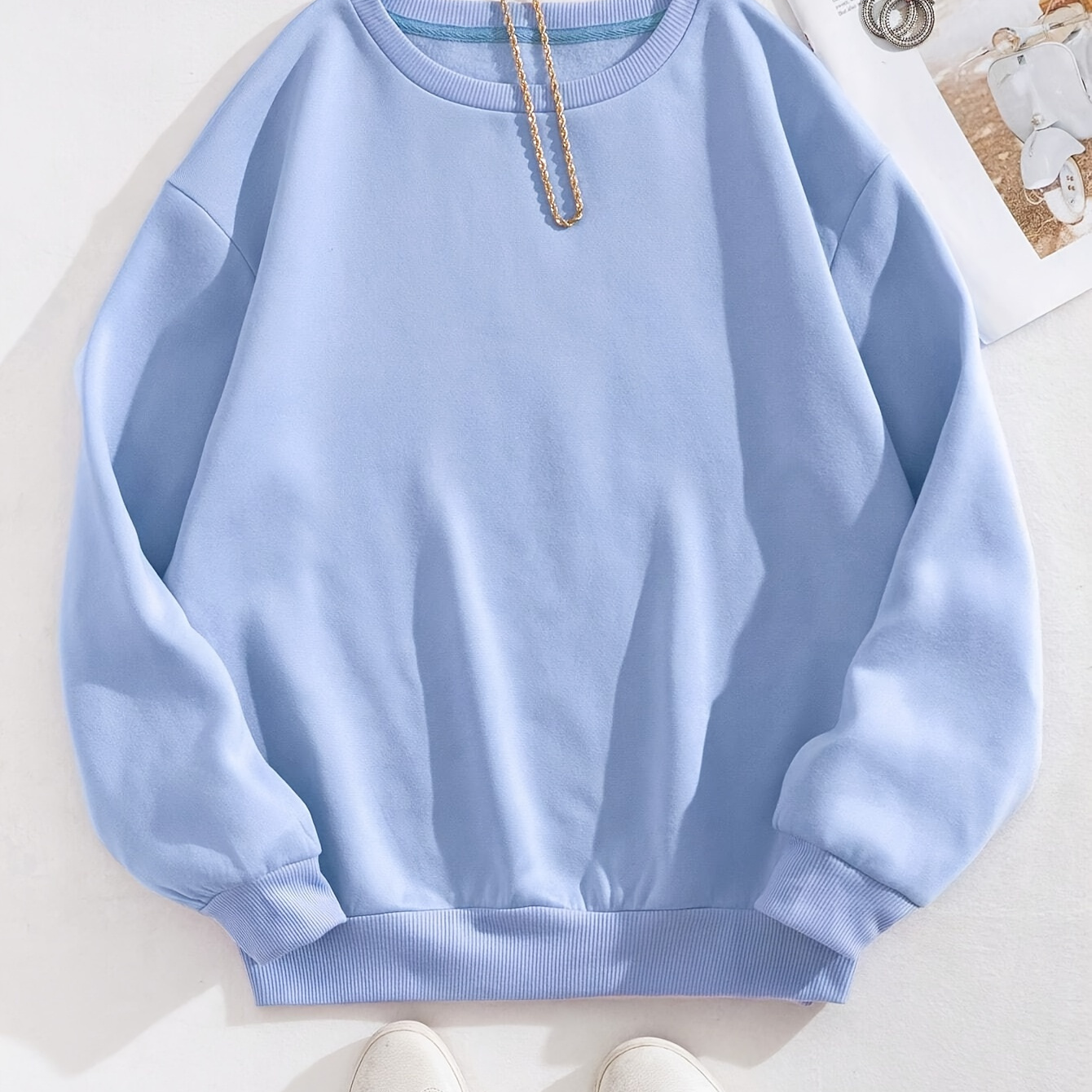 

Sweat à capuche en peluche pour femmes, manches longues, coupe décontractée, doux et confortable pour l'automne et l'hiver