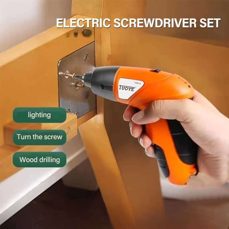 Small Hand held Electric Screwdriver Set 90° - Temu