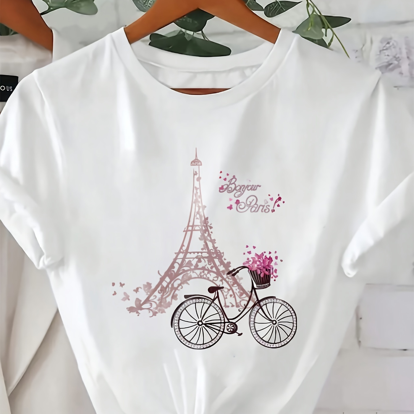 

Neck T-shirt, Casual Short Sleeve T-shirt For , Women's Clothing