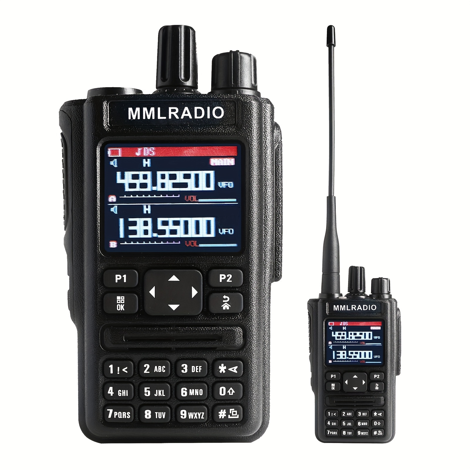 Walkie talkies de largo alcance para adultos y niños, radios  bidireccionales de mano recargables Walkie-talkies con alerta meteorológica  NOAA carga