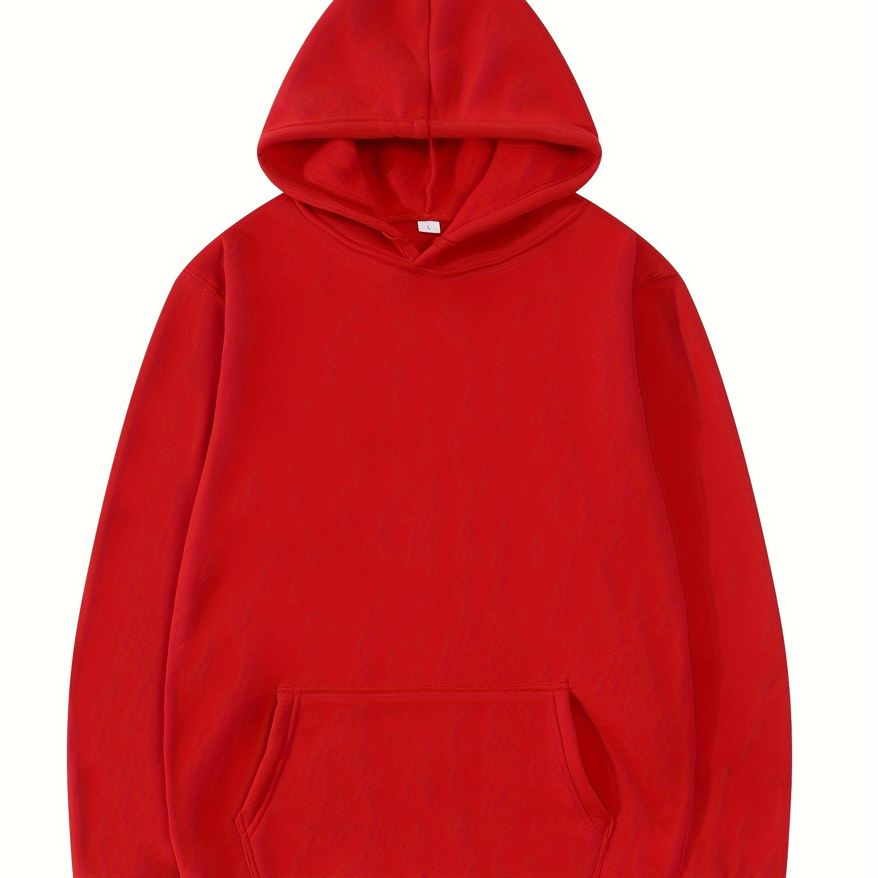 

Men's Casual Hoodie, Polyester Fiber, Regular Fit, Long Sleeve, Pockets,