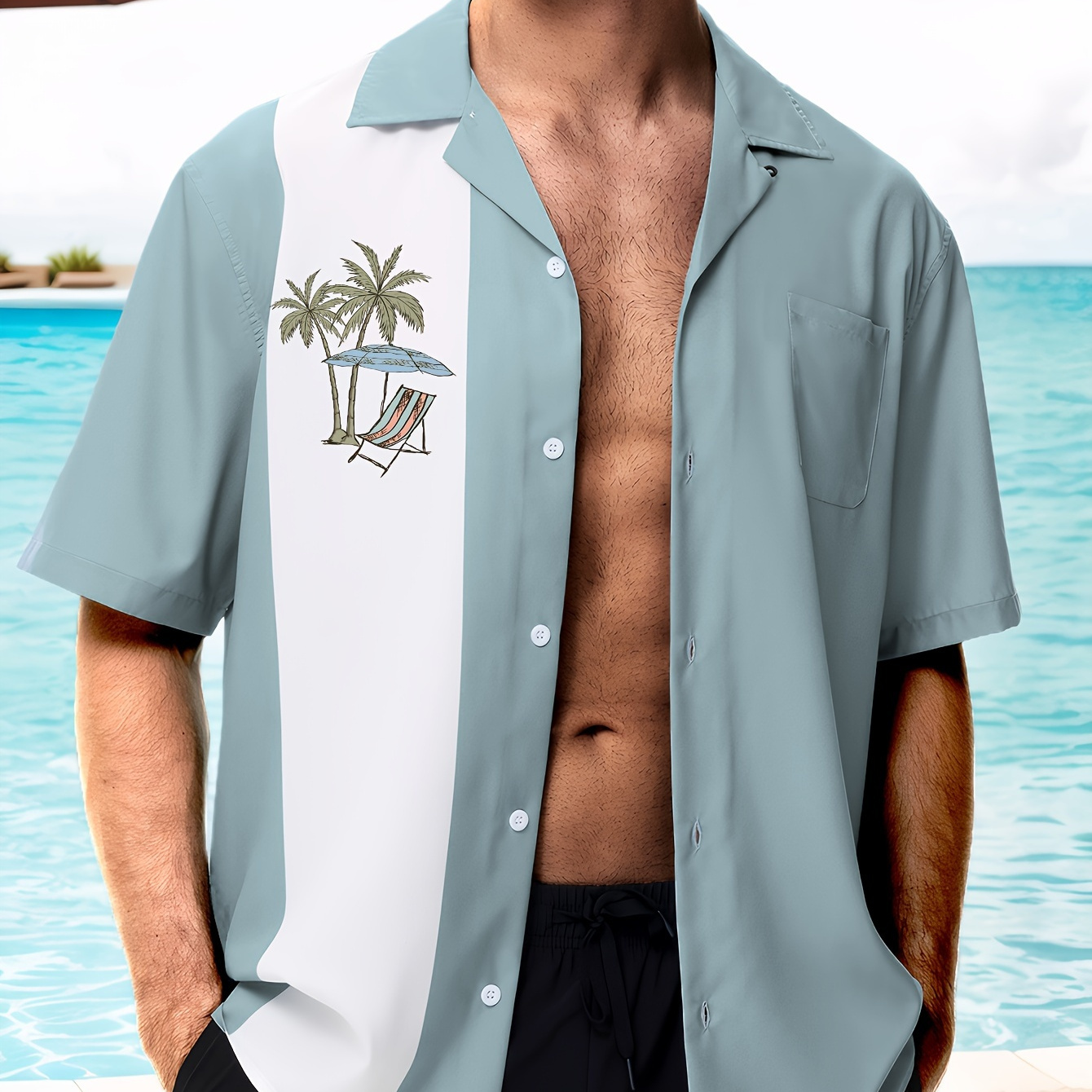 

Men's Summer Vacation Beach Shirt - Casual Shirt