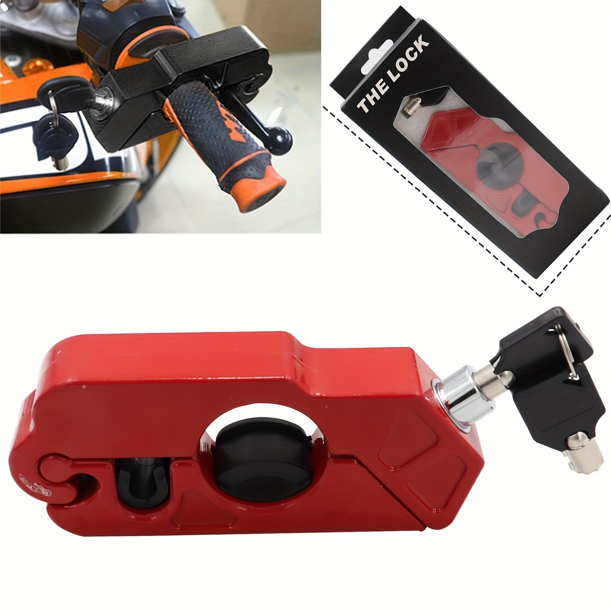 Secure Your Motorcycle With This Heavy duty Anti theft Grip - Temu