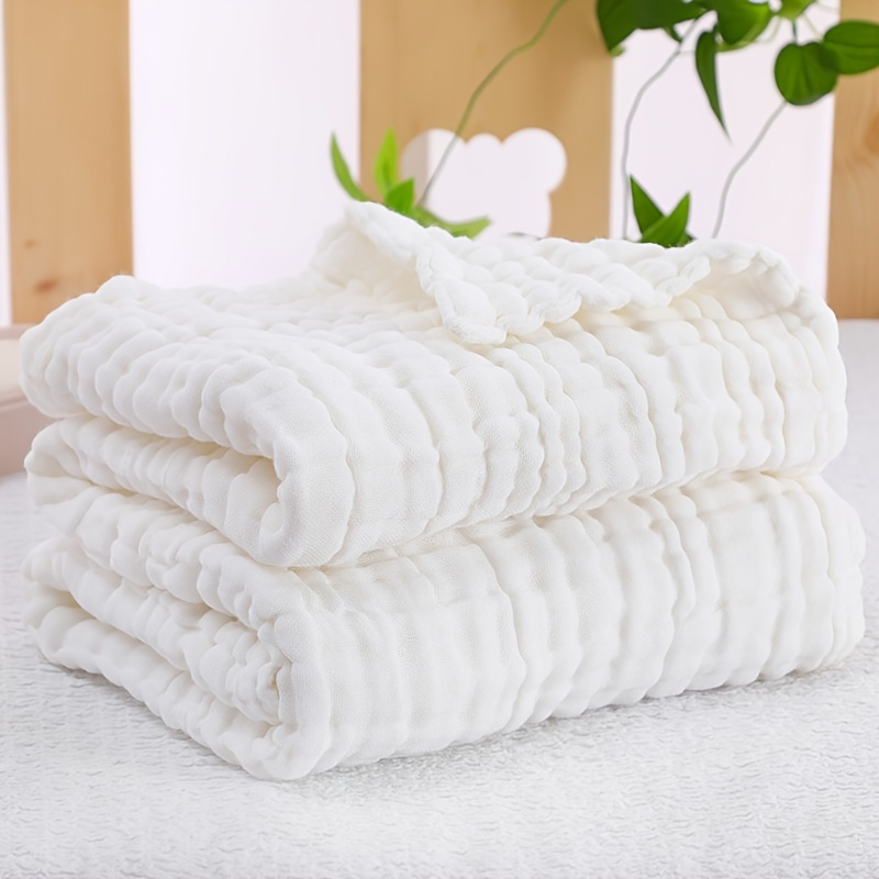 

Newborn Blanket Bath Towel, 100% 6 Layers Gauze Baby Swaddle Wrap