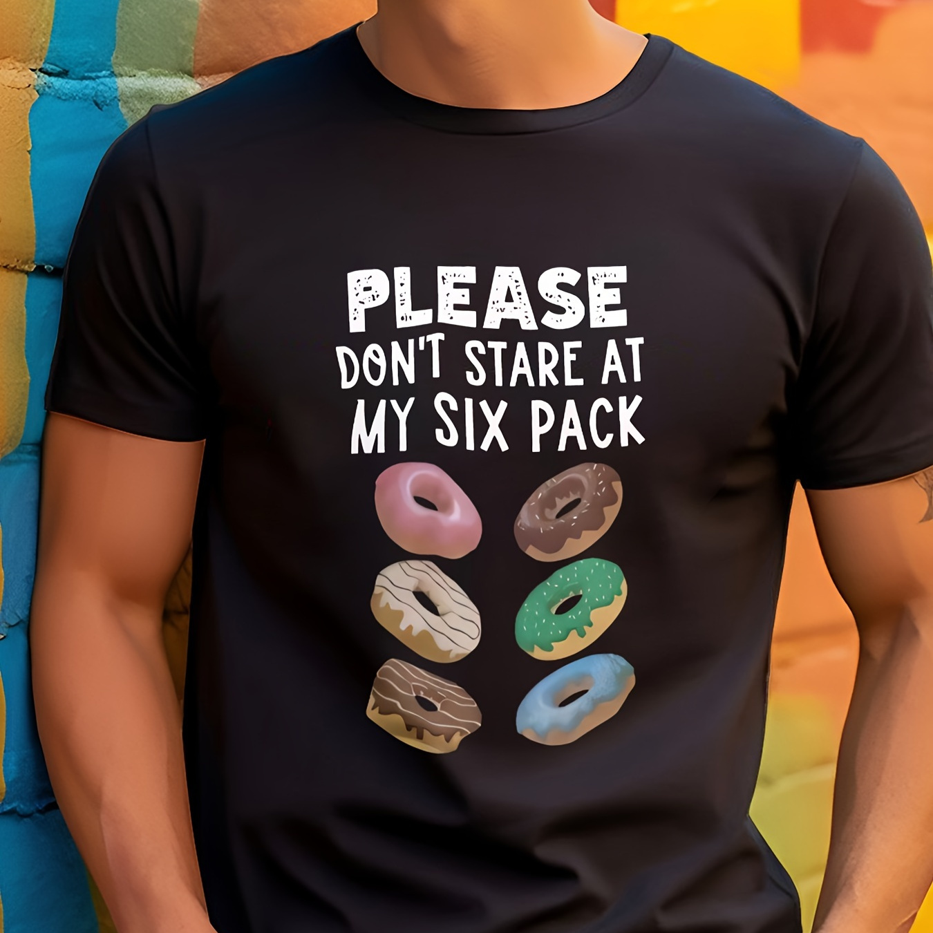 

Casual Fashion T-shirt For Men Graphic Print Short Sleeve Tees Tops, Men's Clothing