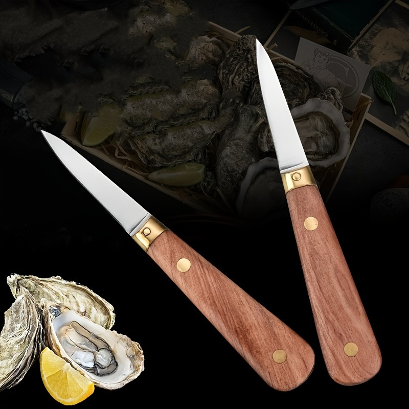 1pc Couteau D'ouverture Professionnel D'huîtres Avec Manche En