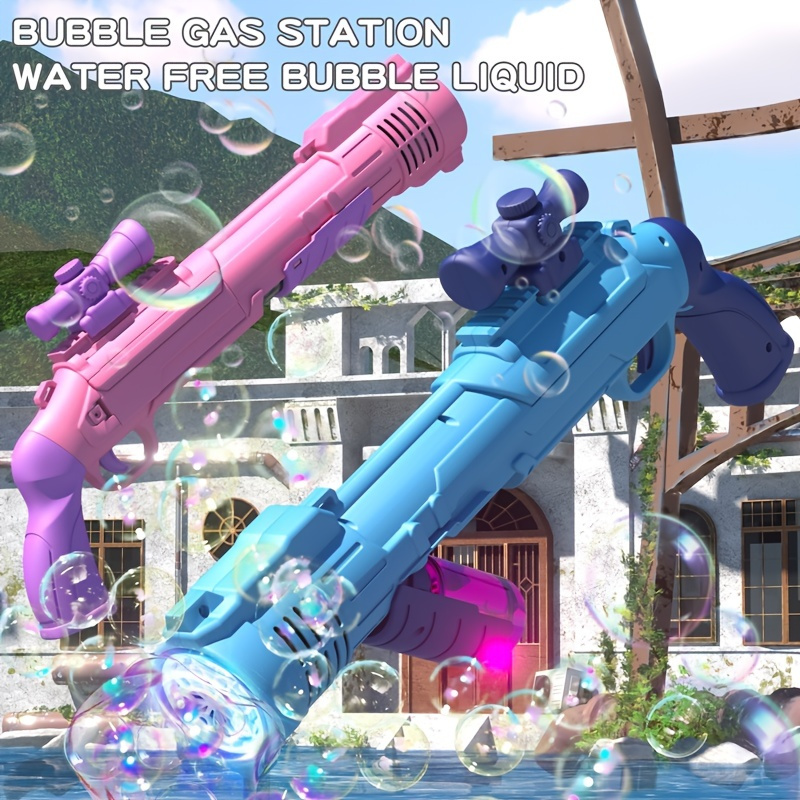 8 Holes Laifu Bubble Machine Porous Electric Bubble Gun Children